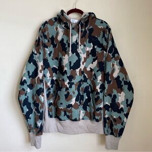 Champion Reverse Weeve Camo Hoodie